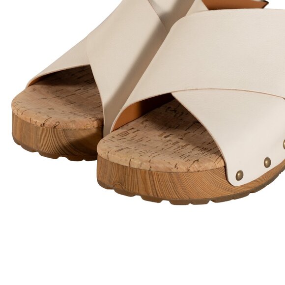 Kork-Ease Women's Tatum Leather 2-3/4" Heel Winter White, 10M US - Picture 10 of 13